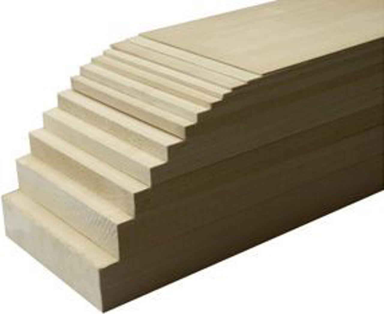 Show details for Basswood Sheets 4" Picture of Basswood Sheets 4"