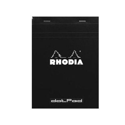  RH12559 	 Rhodia Dot Pad Black N⁰.12 (3.25"x4.75")- Softcover 80pg 