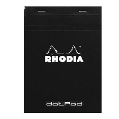  RH19559 Rhodia Dot Pad Black N⁰.19 (8.3"x12.5")- Softcover 80pg 