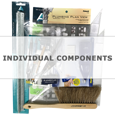 Drafting Kit Individual Components