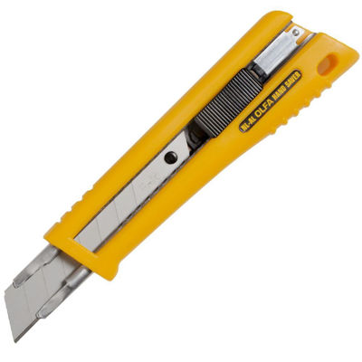 OLNL-AL Olfa Rubber Grip Auto-Lock Utility Knife 
