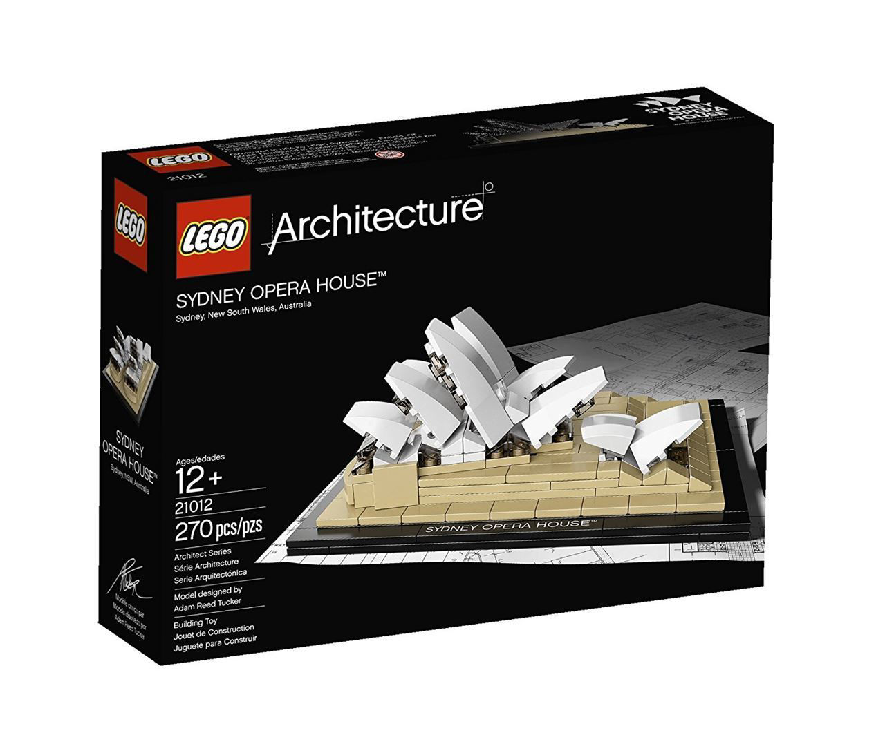Show details for Lego Sydney Opera House Picture of Lego Sydney Opera House