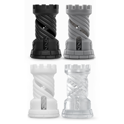 Color Types of Standard Resins: Black, Grey, White and Clear