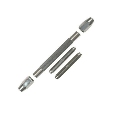  EX70023 	 Excel Double Ended Pin Vise Drill Holder 4'' 