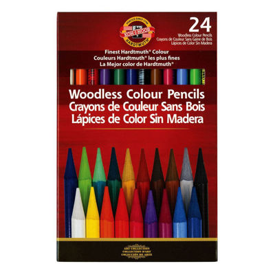KOFA8758.24 Koh-I-Noor Progresso Woodless Color Pencil 24 Set