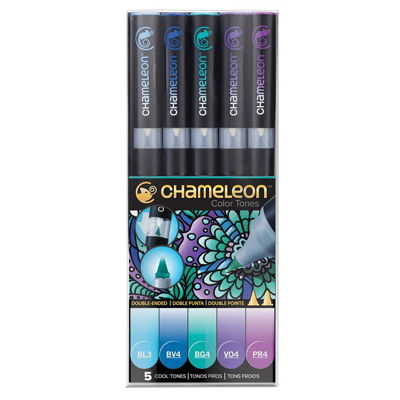 CLCT0504 Chameleon 5-Pen Cool Tones Set