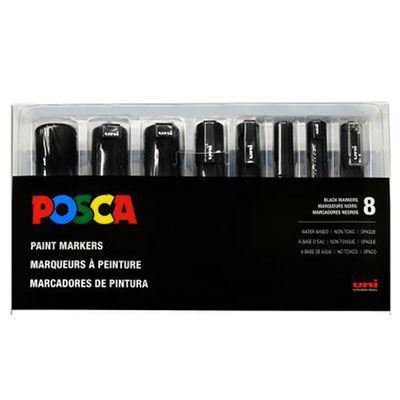 Picture of POSCA Acrylic Paint Marker 8pc Sets