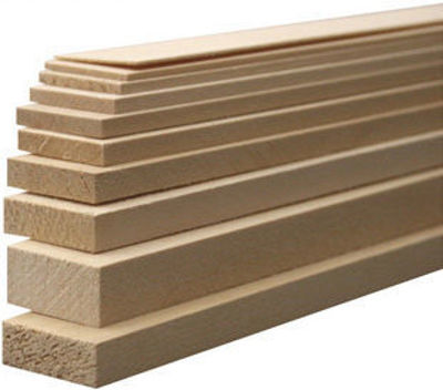 Picture of Basswood Sheets 1"