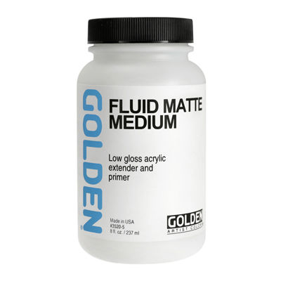 Picture of Golden Fluid Matte Medium