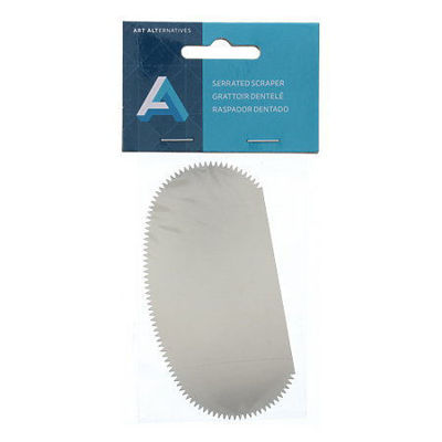 Picture of Art Alternatives Stainless Steel Serrated Scraper