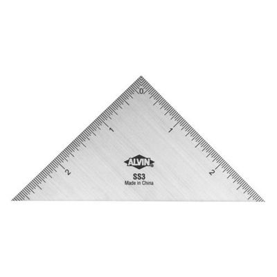 Picture of Alvin Stainless Steel Triangle Ruler