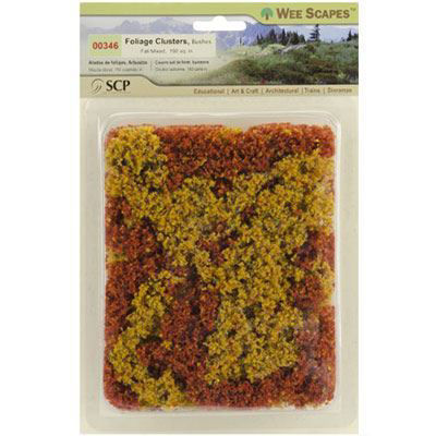 WE00346 - Weescapes Foliage Clusters - Fall Mixed 150 Sq In