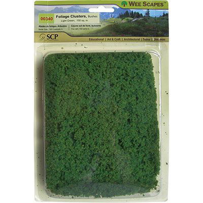 WE00340 - Weescapes Foliage Clusters Bush Light Green - 150 Sq In