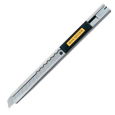 9mm: Stainless Steel Slide Lock Utility Knife